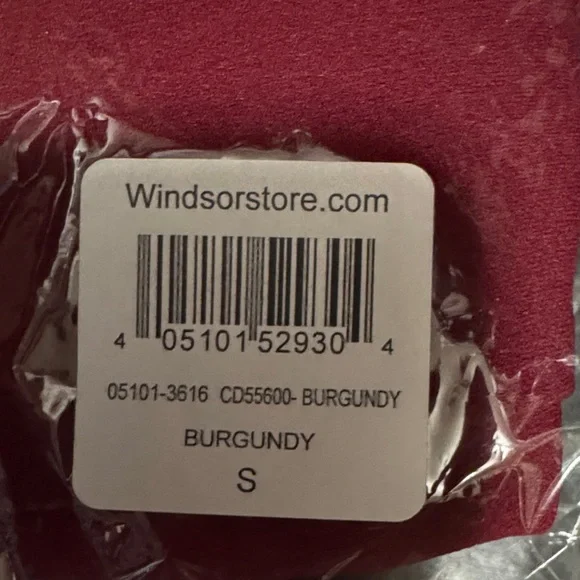 Windsor Burgundy Mini Dress - Picture 2 of 2
